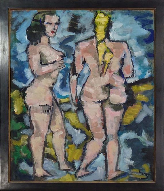 Werner Scholz - Zwei Mädchenakte - Frame image