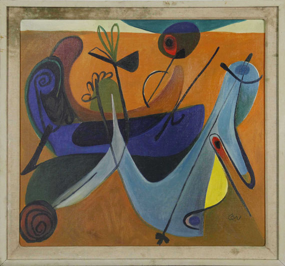 Georg Meistermann - Kleine Oase - Frame image