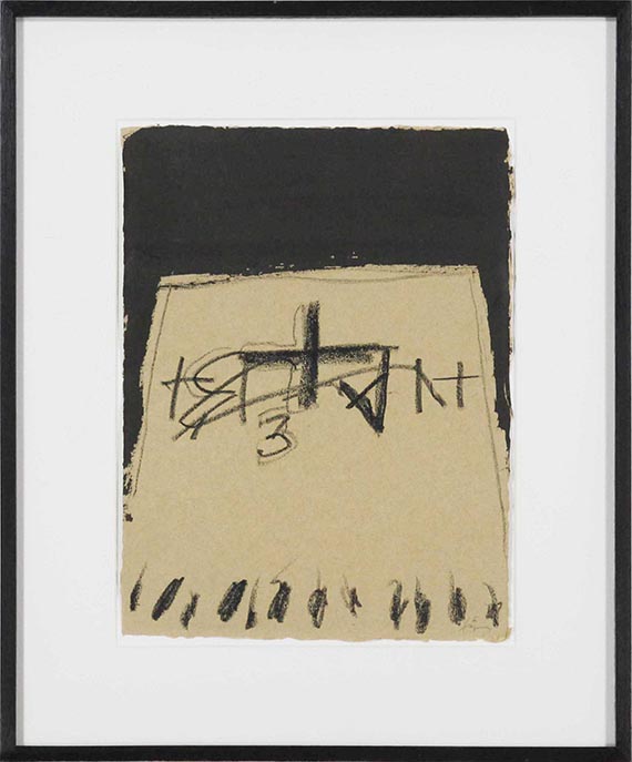 Antoni Tàpies - Forma de Trapezi (52) - Frame image