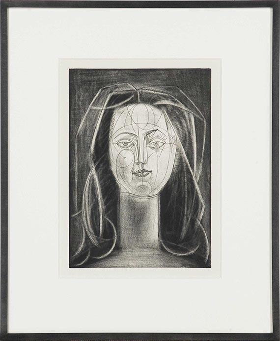 Pablo Picasso - Portrait Francoise au long cou I - Frame image