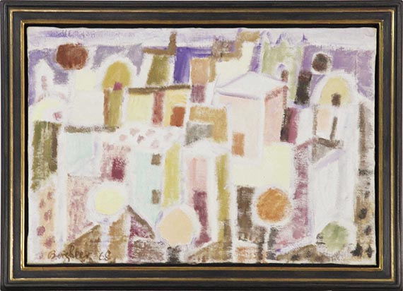 Eduard Bargheer - Südliche Stadt - Frame image