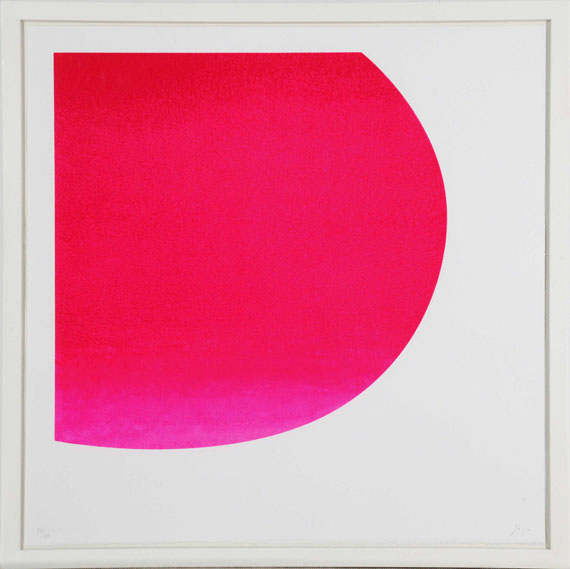 Rupprecht Geiger - Gerundetes Rot - Frame image