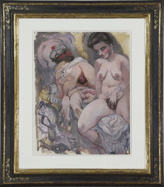 George Grosz - Lovers - Frame image