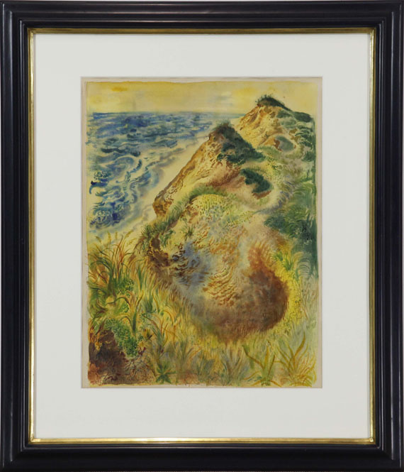 George Grosz - Yellow Dunes in Truro, Cape Cod - Frame image