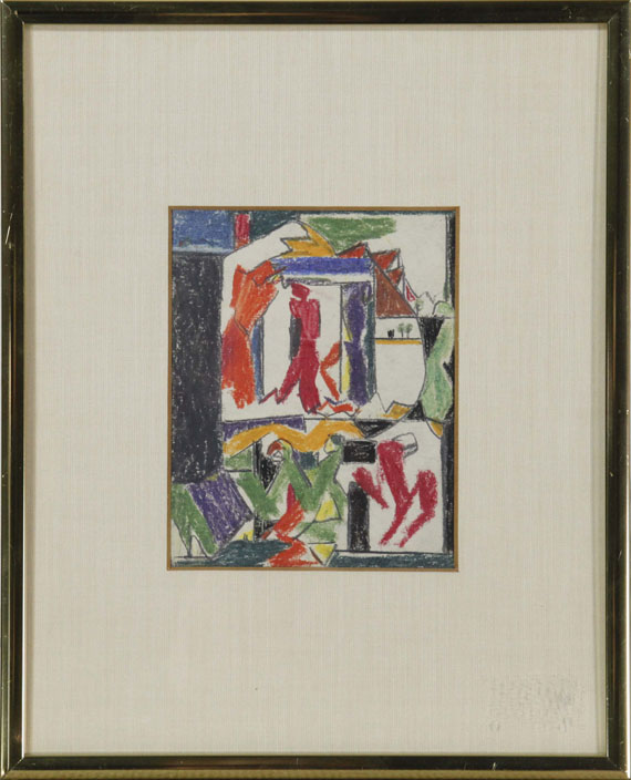 Adolf Hölzel - Ohne Titel - Frame image