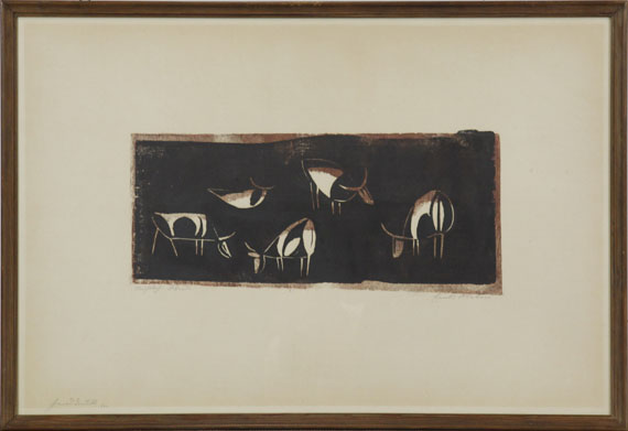 Ewald Mataré - Nächtliche Weide - Frame image