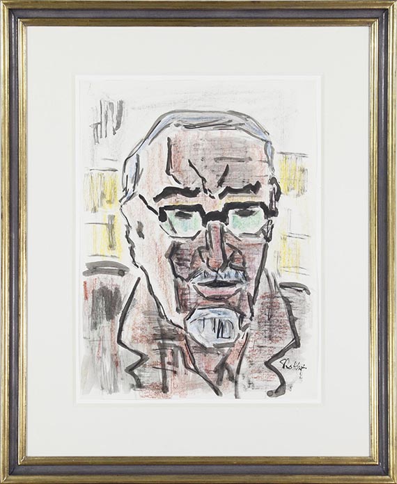 Karl Schmidt-Rottluff - Selbstporträt - Frame image