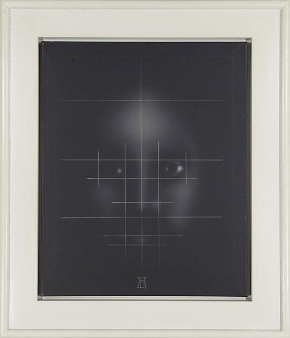 Paul Wunderlich - zu A. D.: Christus - Kopf II - Frame image