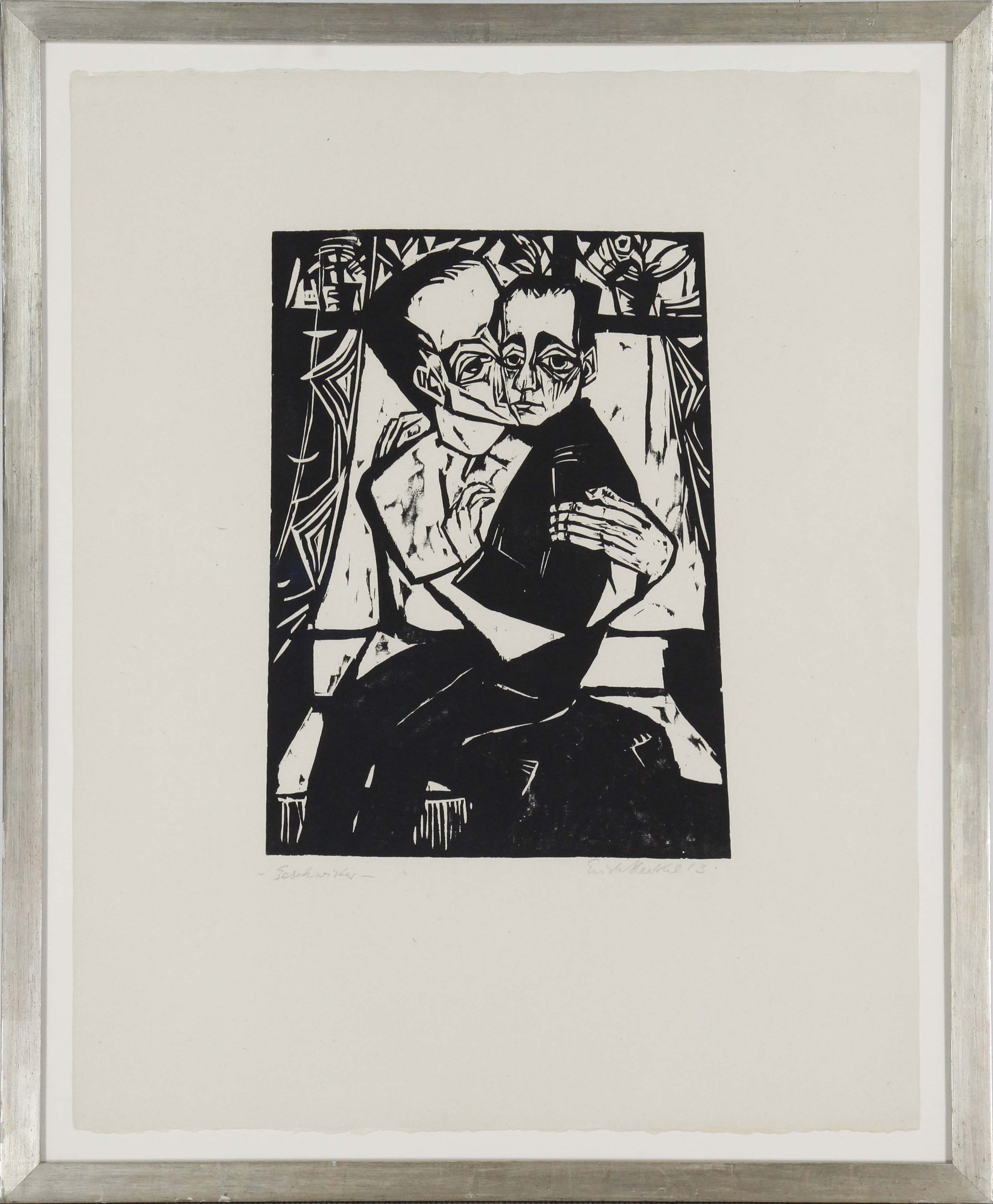 Erich Heckel - Geschwister - Frame image