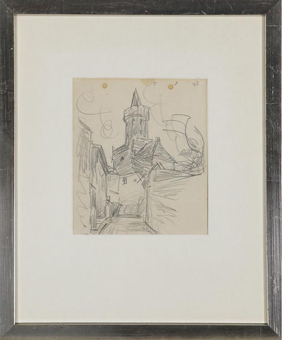 Lyonel Feininger - Altes Stadttor Kammin in Pommern - Frame image