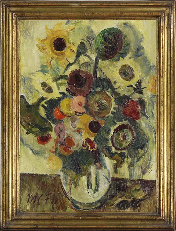 Maria Caspar-Filser - Sonnenblumen - Frame image