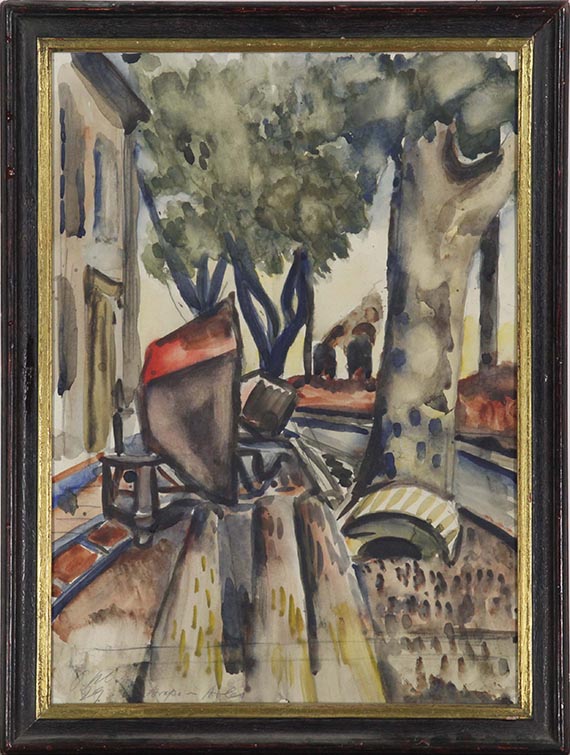Paul Kleinschmidt - Straße in Arles - Frame image