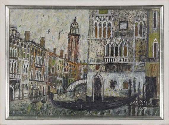 Max Peiffer Watenphul - Kanal in Venedig - Frame image