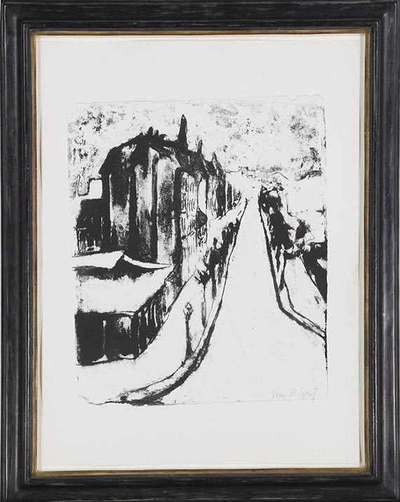 Karl Schmidt-Rottluff - Berliner Straße in Dresden - Frame image