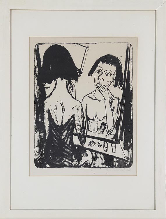 Erich Heckel - Vorm Spiegel (Asta Nielsen) - Frame image