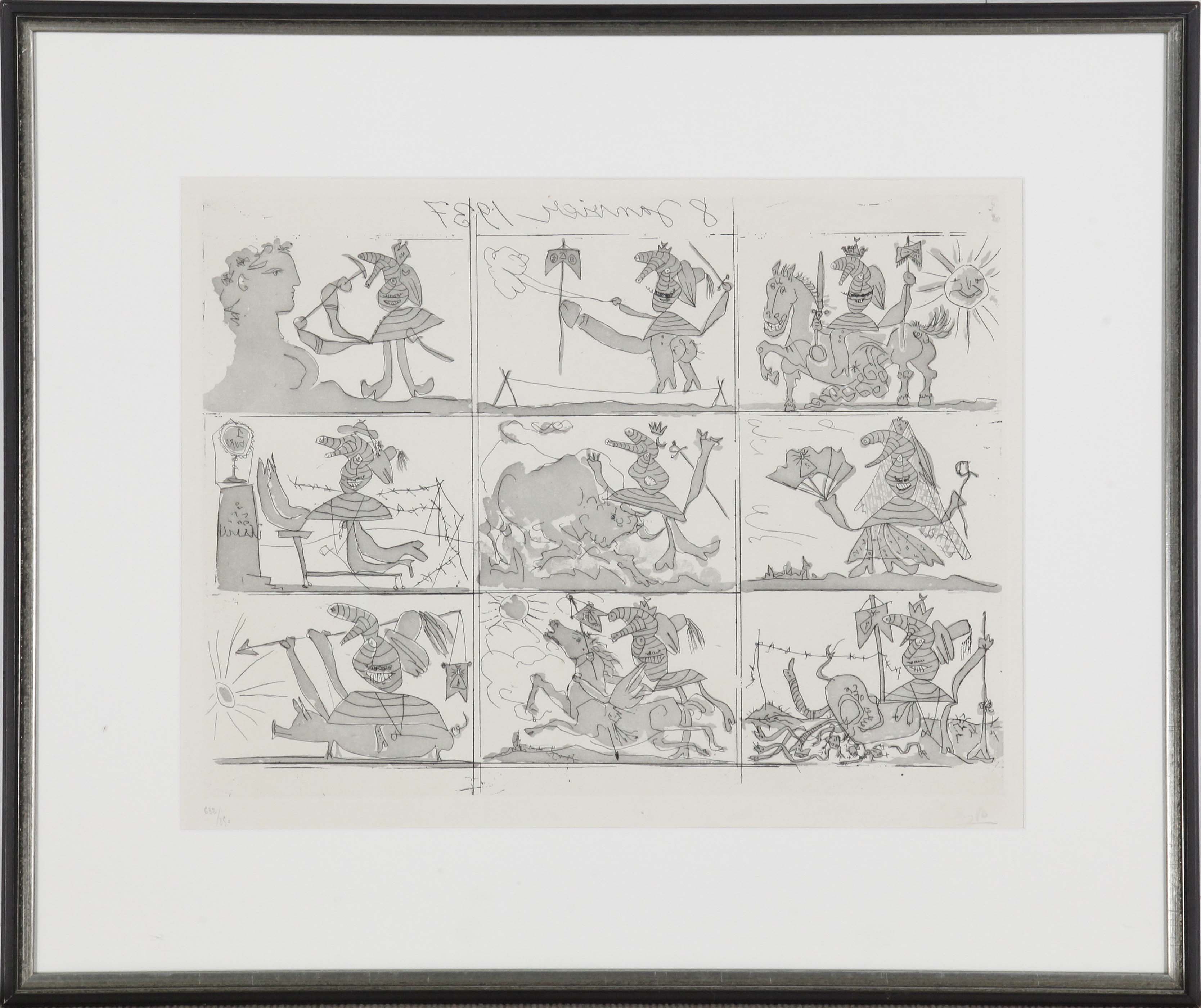 Pablo Picasso - Sueno y mentira de Franco - Planches I et II - Frame image