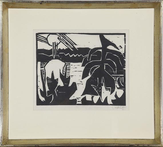 Karl Schmidt-Rottluff - Masurischer See - Frame image