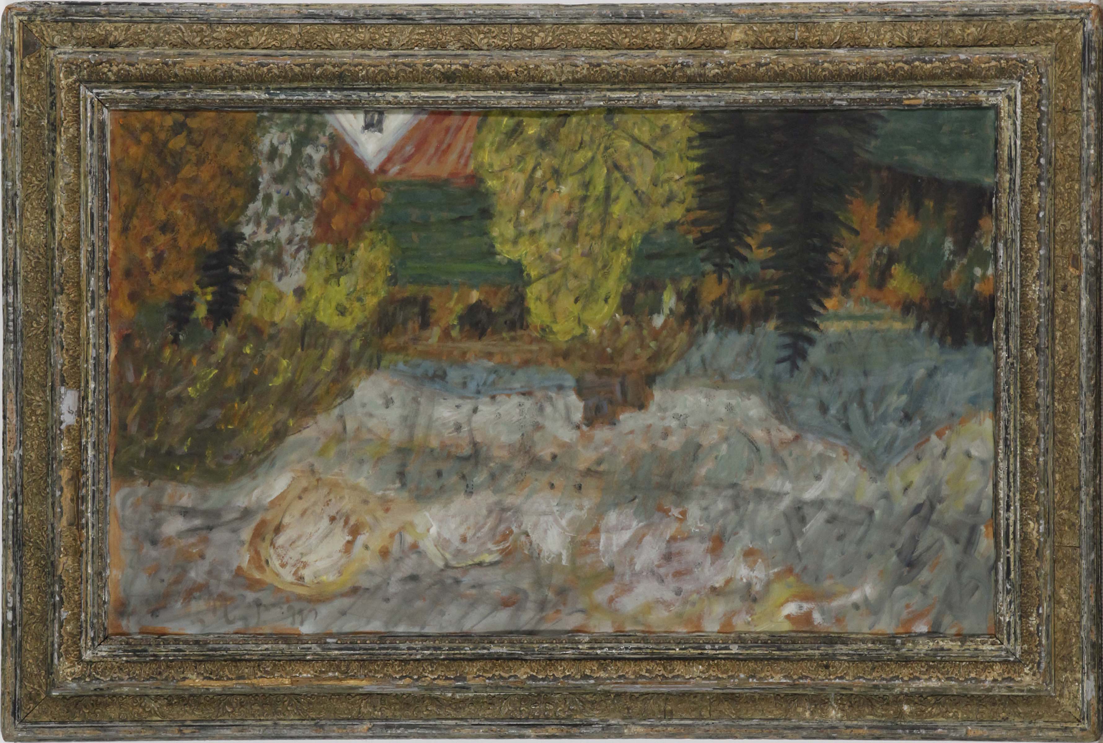 Max Peiffer Watenphul - Salzburg, Blick von Parsch - Frame image