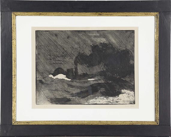 Emil Nolde - Dampfer (groß, dunkel) - Frame image