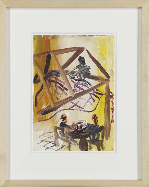 Jörg Immendorff - Ohne Titel - Frame image