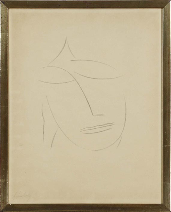 Alexej von Jawlensky - Kopf VI (Blatt 6 aus der Folge "Köpfe") - Frame image