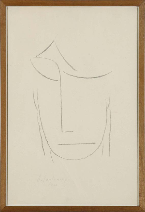 Alexej von Jawlensky - Kopf (trauernd) - Frame image
