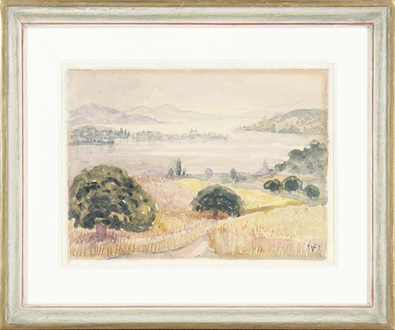 Otto Dix - August am Bodensee - Frame image
