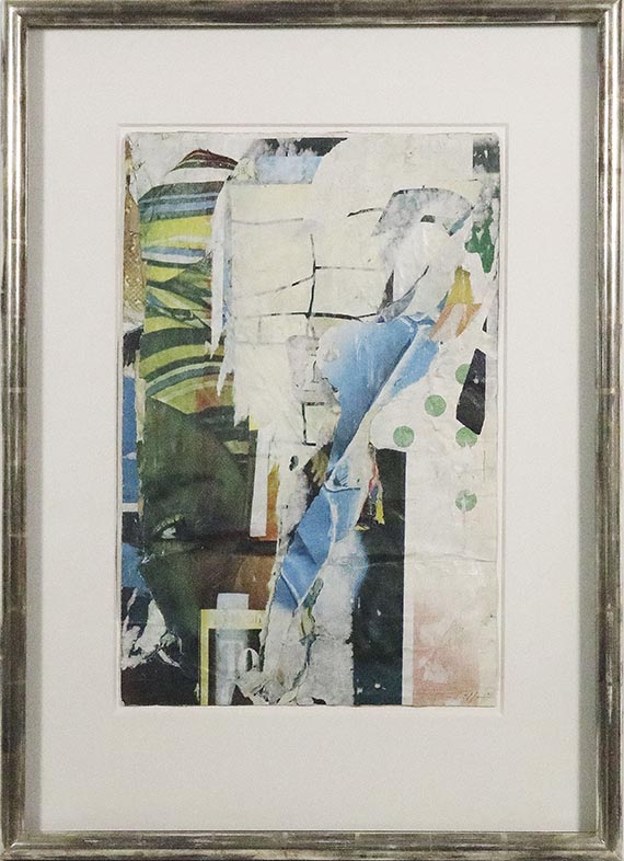Mimmo Rotella - La nera - Frame image