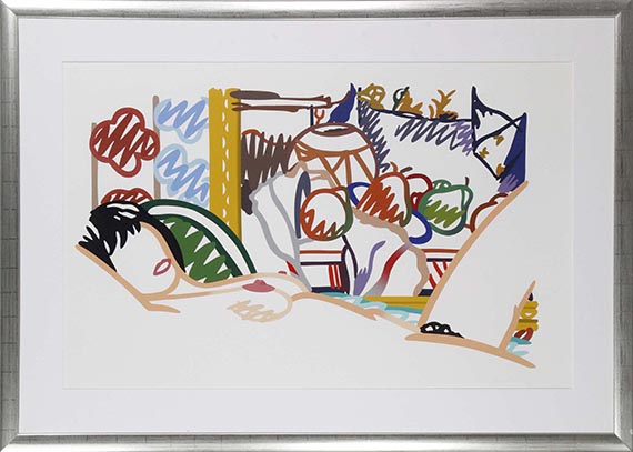 Tom Wesselmann - Monica with Cézanne - Frame image