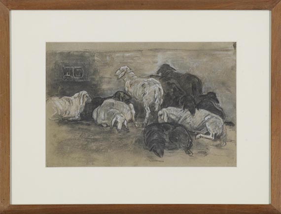 Franz Marc - Schafgruppe - Frame image