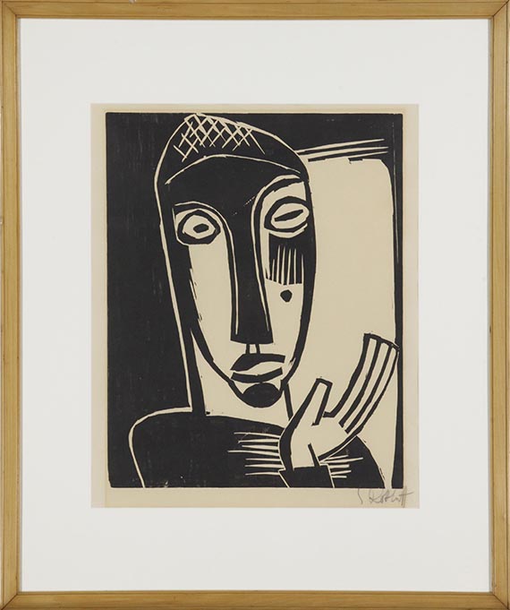 Karl Schmidt-Rottluff - Große Prophetin - Frame image