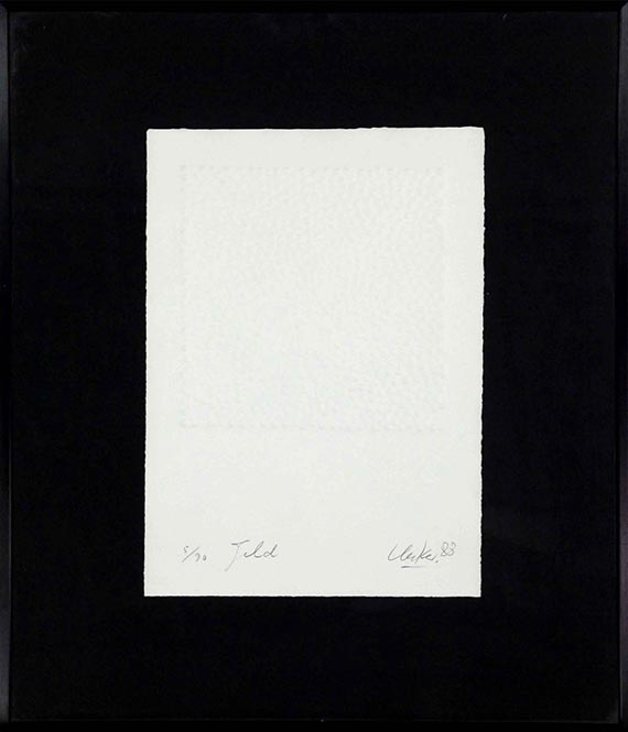 Günther Uecker - Feld - Frame image