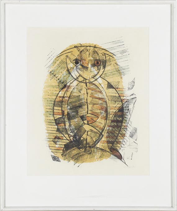 Max Ernst - Hibou-Arlequin - Frame image