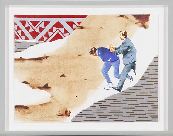 Norbert Bisky - Zur Klärung eines Sachverhalts/Muster - Frame image