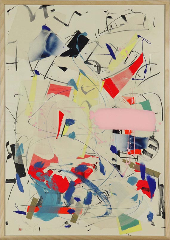Imi Knoebel - Ohne Titel (Drachenserie) - Frame image