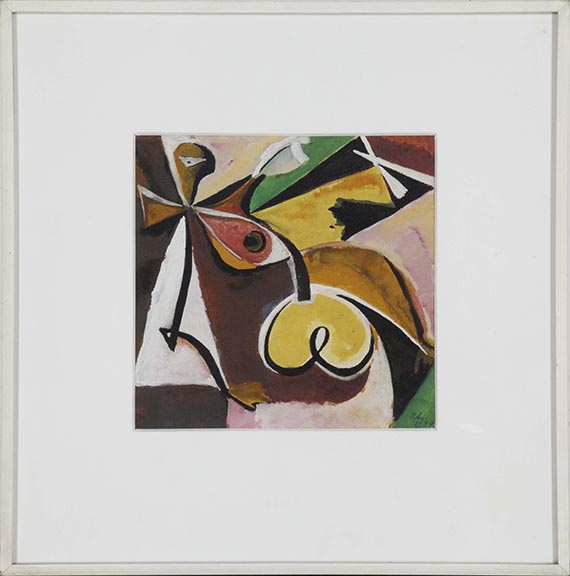 Ernst Wilhelm Nay - Figurale - Sitzende - Frame image