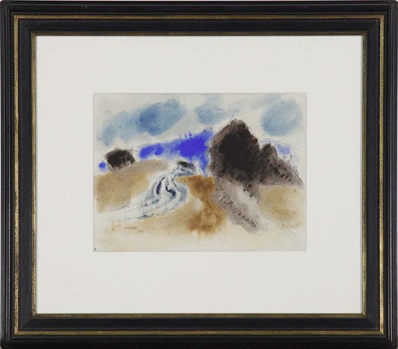 Lyonel Feininger - Landweg in Connecticut - Frame image