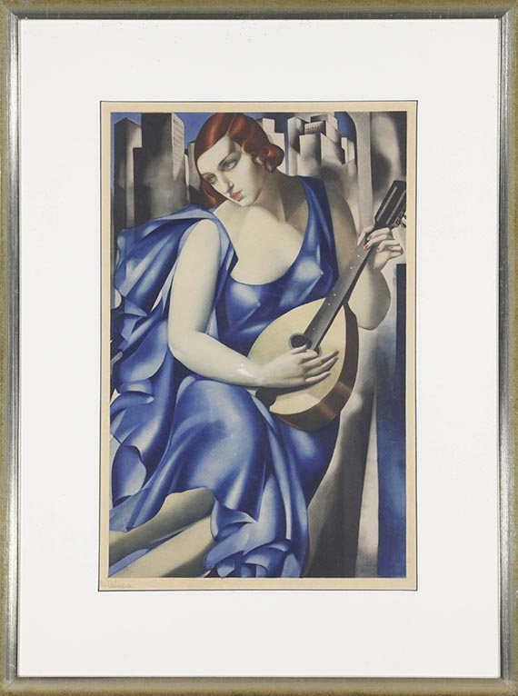 Tamara de Lempicka - Femme à la Mandoline - Frame image