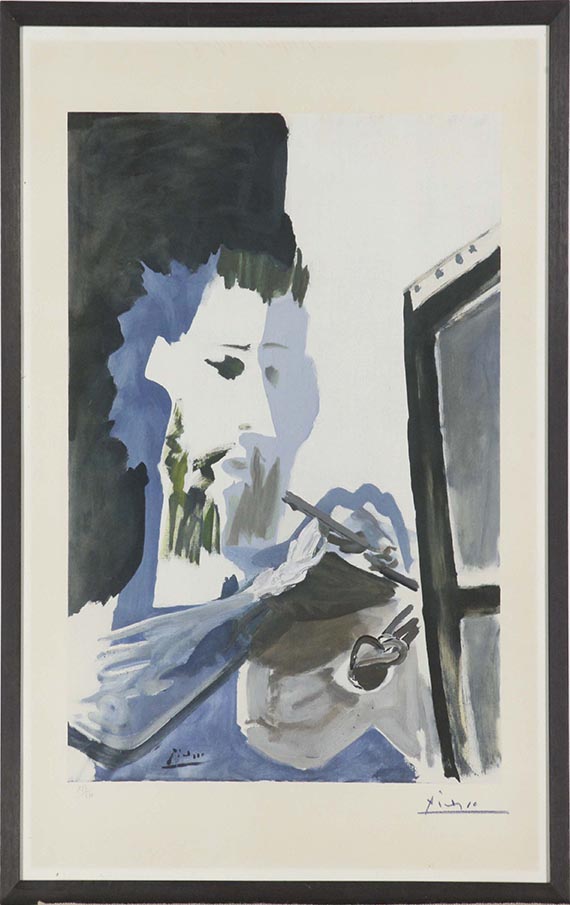 Pablo Picasso - Le Peintre - Frame image