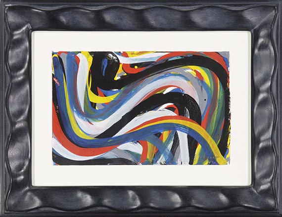 Sol LeWitt - Wavy Brushstrokes - Frame image