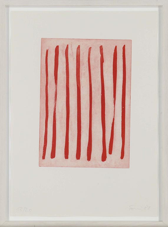 Günther Förg - Linien I - Frame image