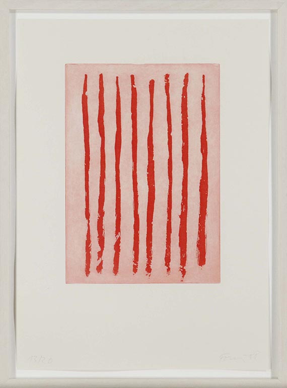 Günther Förg - Linien I - Frame image