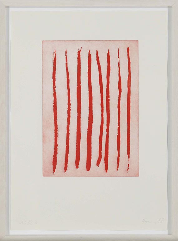 Günther Förg - Linien I - Frame image
