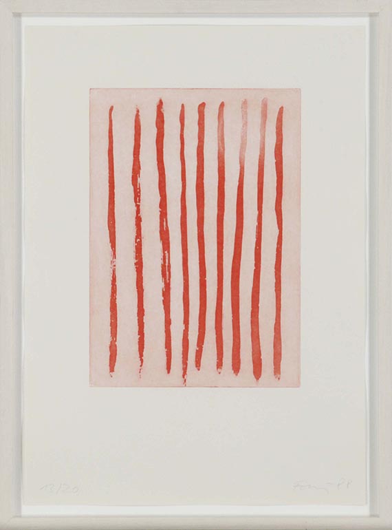 Günther Förg - Linien I - Frame image