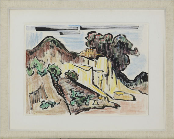 Karl Schmidt-Rottluff - Steilufer - Frame image