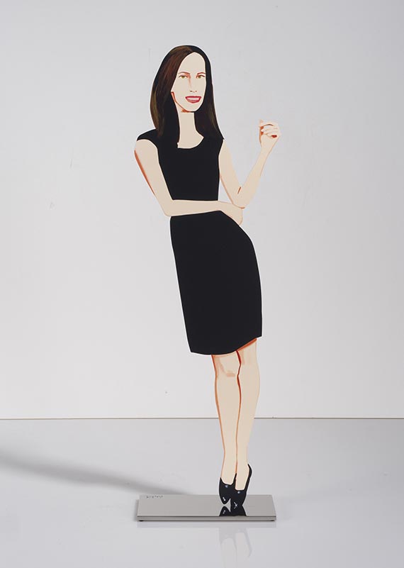 Alex Katz - Black Dress 9 (Christy) - Back side