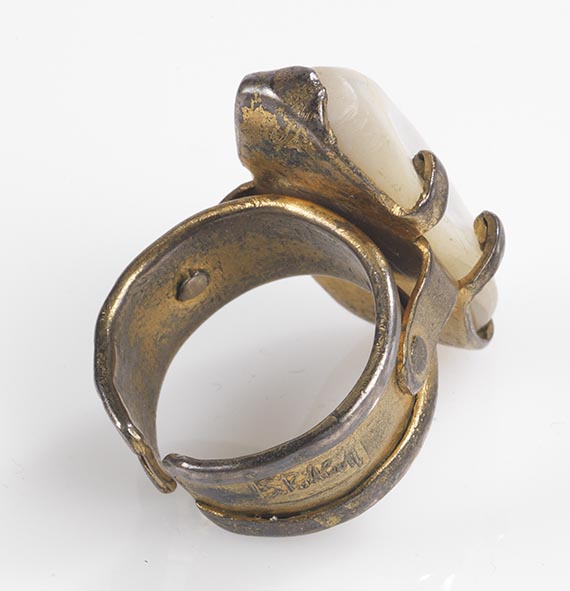 Karl Schmidt-Rottluff - Ring mit Perlmutt - Back side