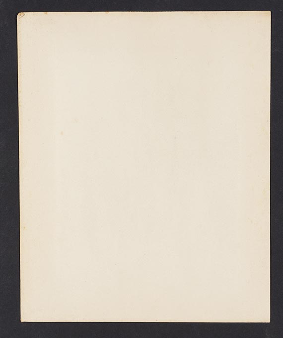 Paul Klee - vom Tier begleitet - Back side