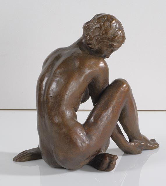 Fritz Klimsch - Beschaulichkeit - Back side