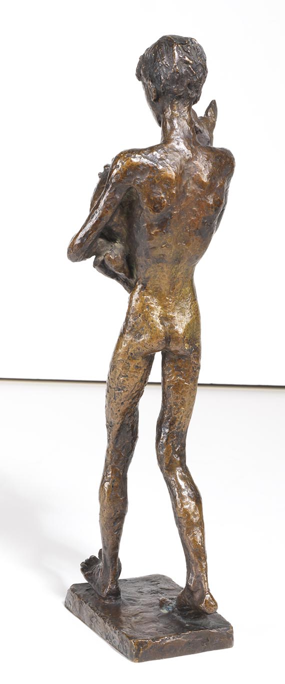 Renée Sintenis - Junge mit Reh - Back side